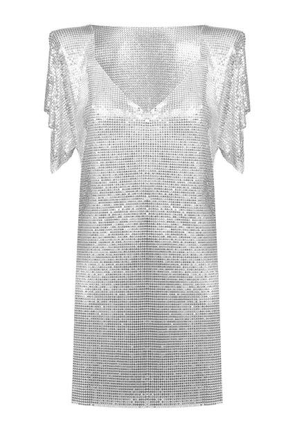 Gaia Dress - Silver