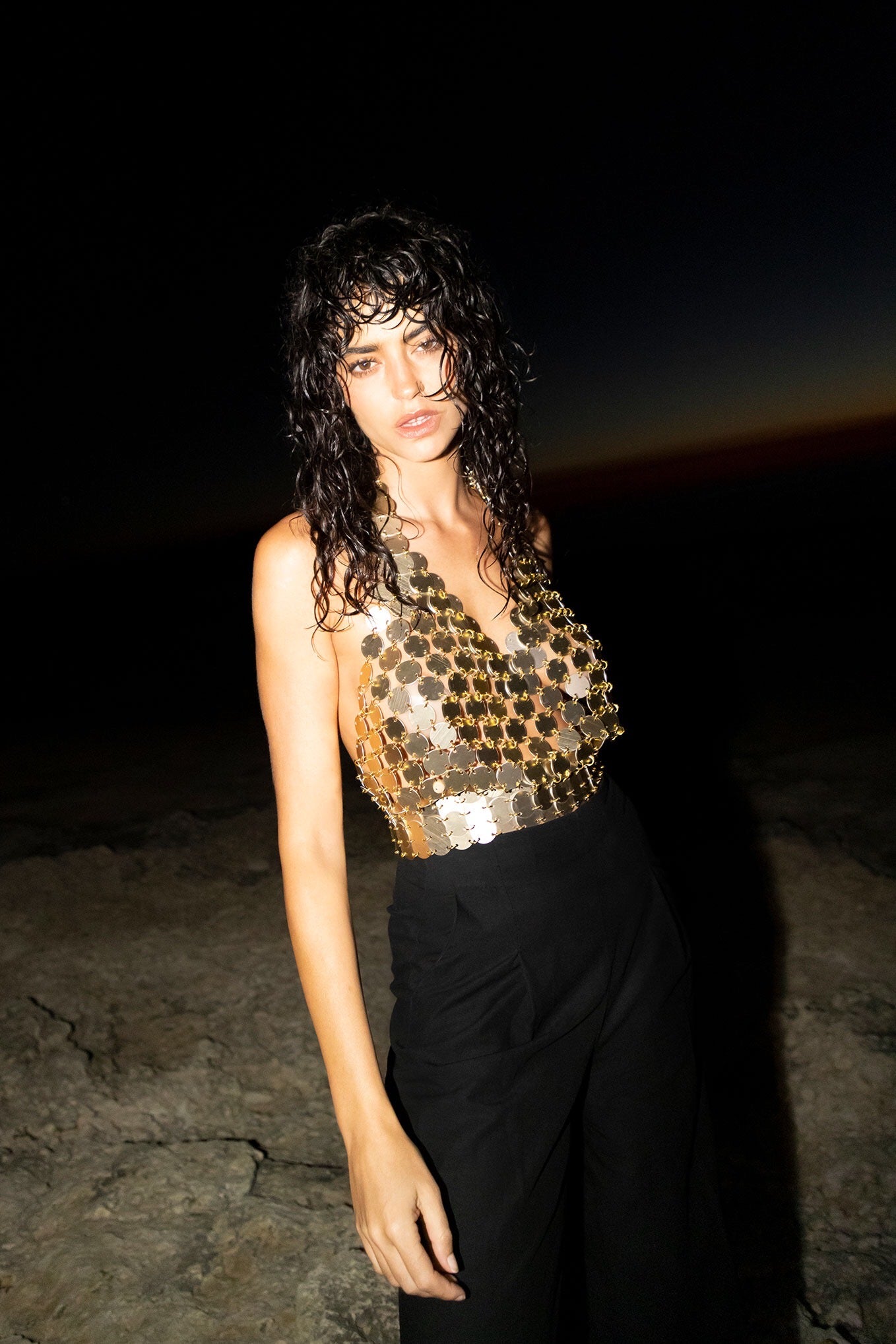 Rianna Top - Gold