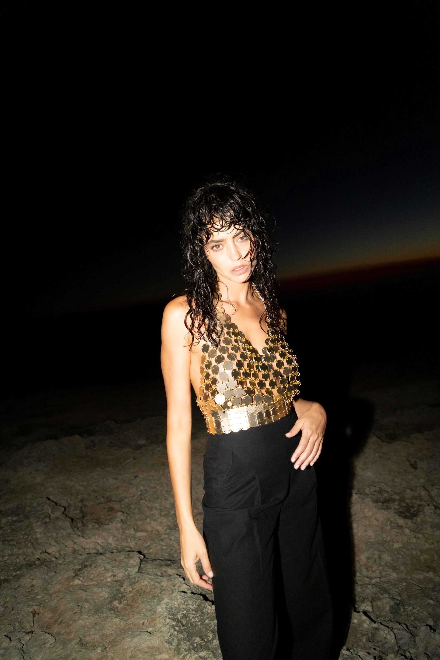 Rianna Top - Gold