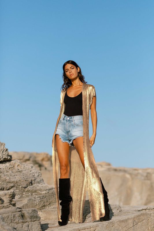 Zima Waistcoat - Gold