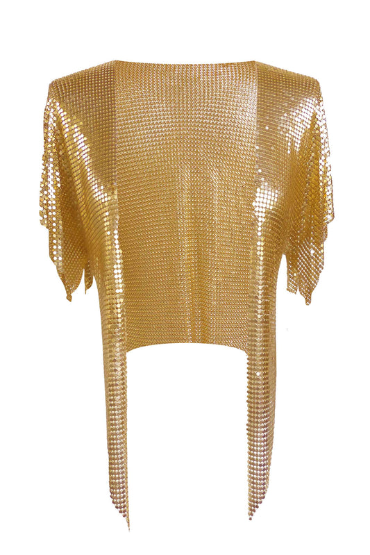 Aria Waistcoat - Gold