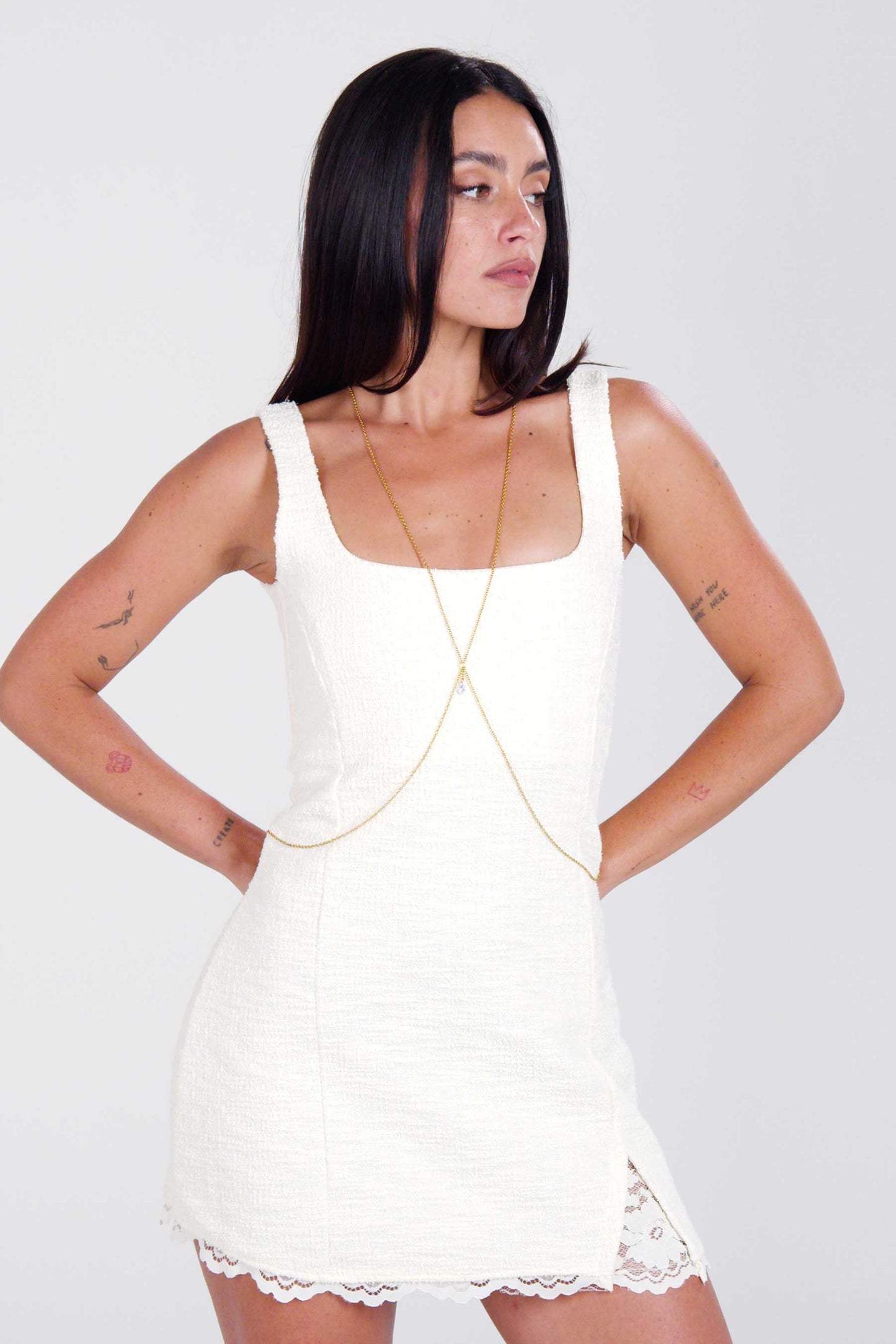 Saturn Body Chain - Gold