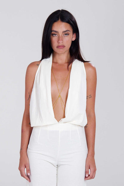 Saturn Duo Body Chain - Gold