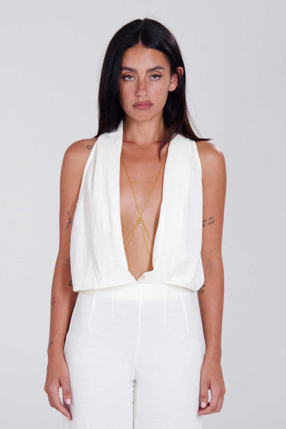 Saturn Duo Body Chain - Gold