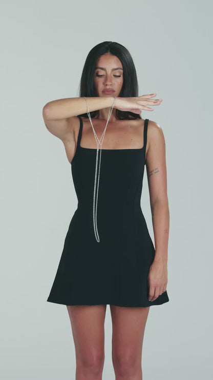Saturn Body Chain - Silver