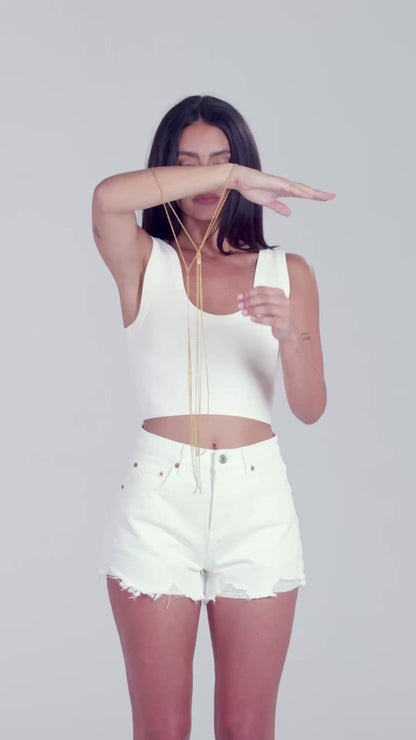 Saturn Duo Body Chain - Gold